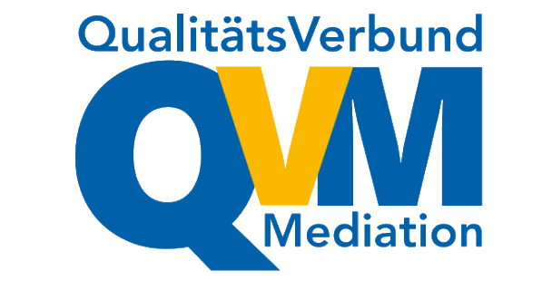 Logo des Qualitätsverbunds Mediation